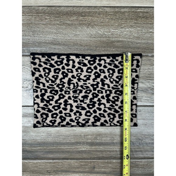 KENDALL & KYLIE Women's Leopard Knit Tube Top Size Small - Picture 5 of 8